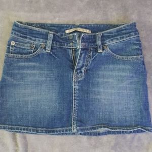 Mini Jean Skirt